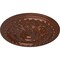 Ekena Millwork Oslo Ceiling Medallion (Fits Canopies up to 7 5/8"), Hand-Painted Copper Penny, 38 3/8"OD x 2 7/8"P CM38OSCPS - alternate 2
